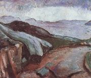 Edvard Munch Coast oil painting